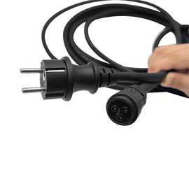 微型逆变器欧规转BC01公母接头 欧式纯铜延长线光伏电源连接线