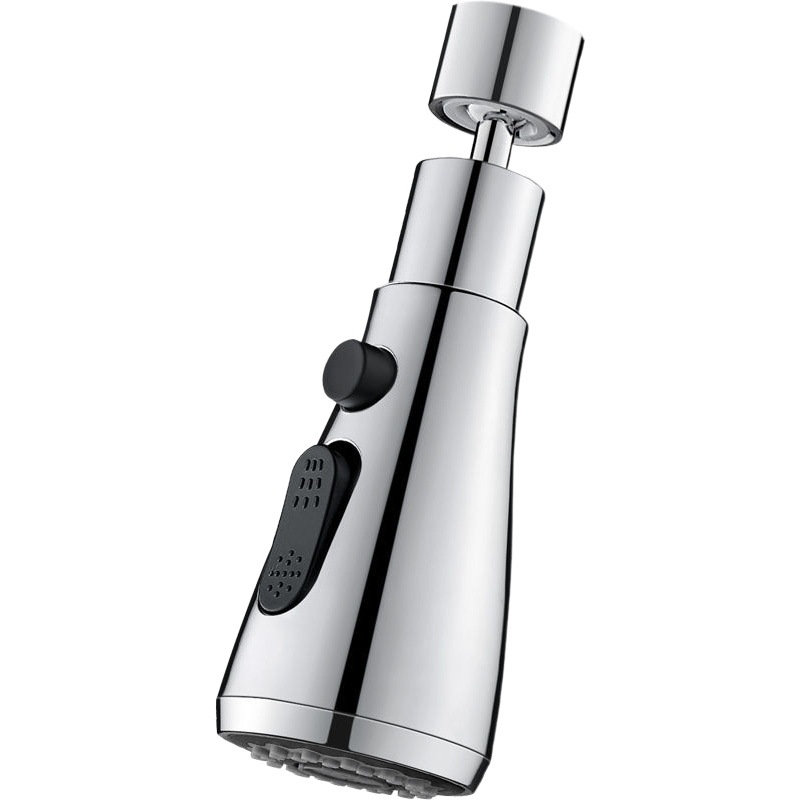 Vegetable washing basin double knife small man waist universal faucet extension bubbler kitchen multi-functional splash-proof pull head nozzle