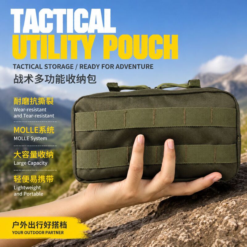Outdoor Commuting Bag Edc Multifunctional Tactical Hand Bag Molle System Accessory Bag Outdoor Commuting Medical Bag