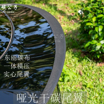Carbon Prince Is Suitable for Spoiler - old-model-3-matte-dry-carbon-rear-wing