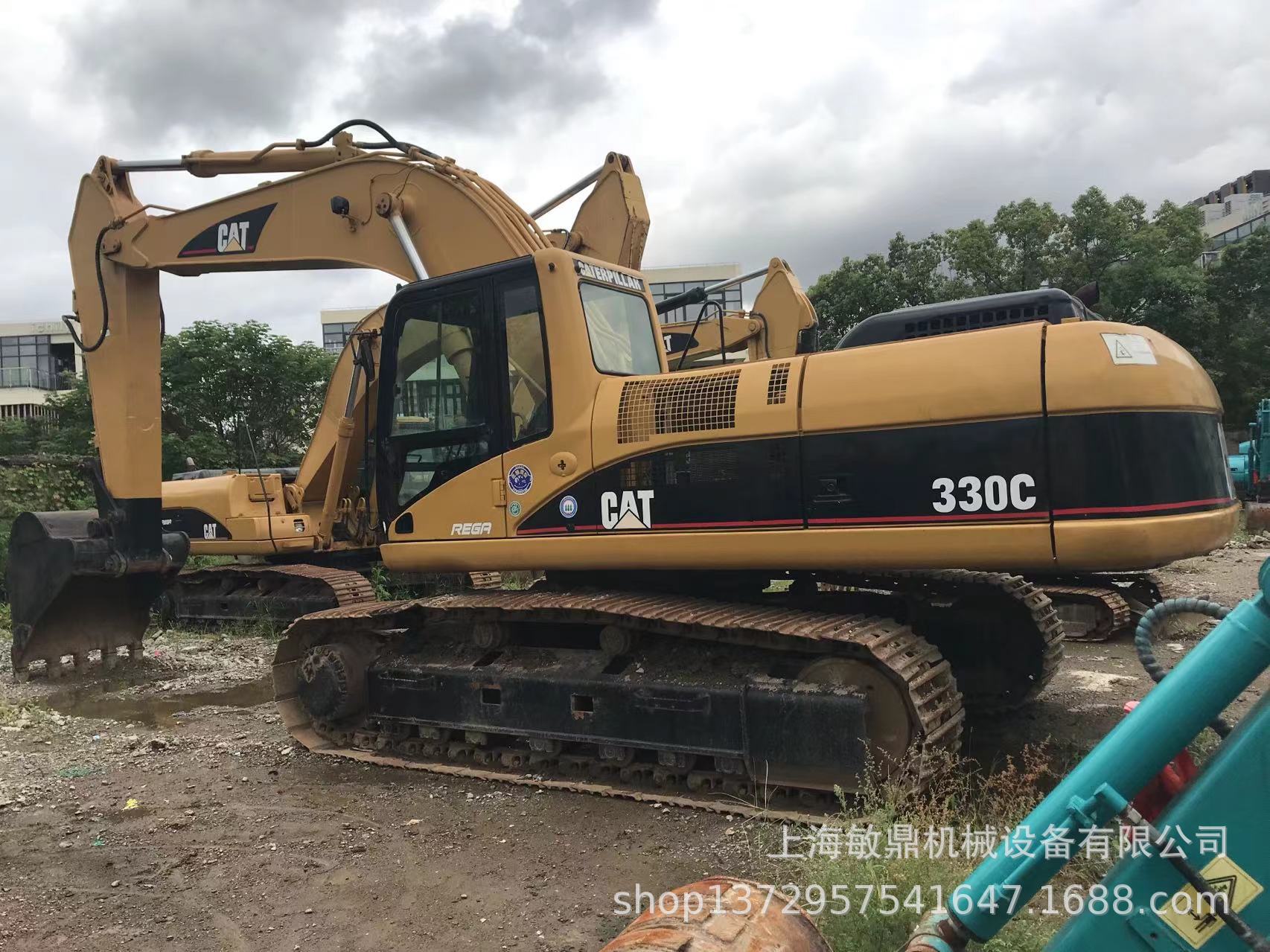 上海出售进口9成新挖掘机卡特300C 220 200-1挖掘机 全进口钩机