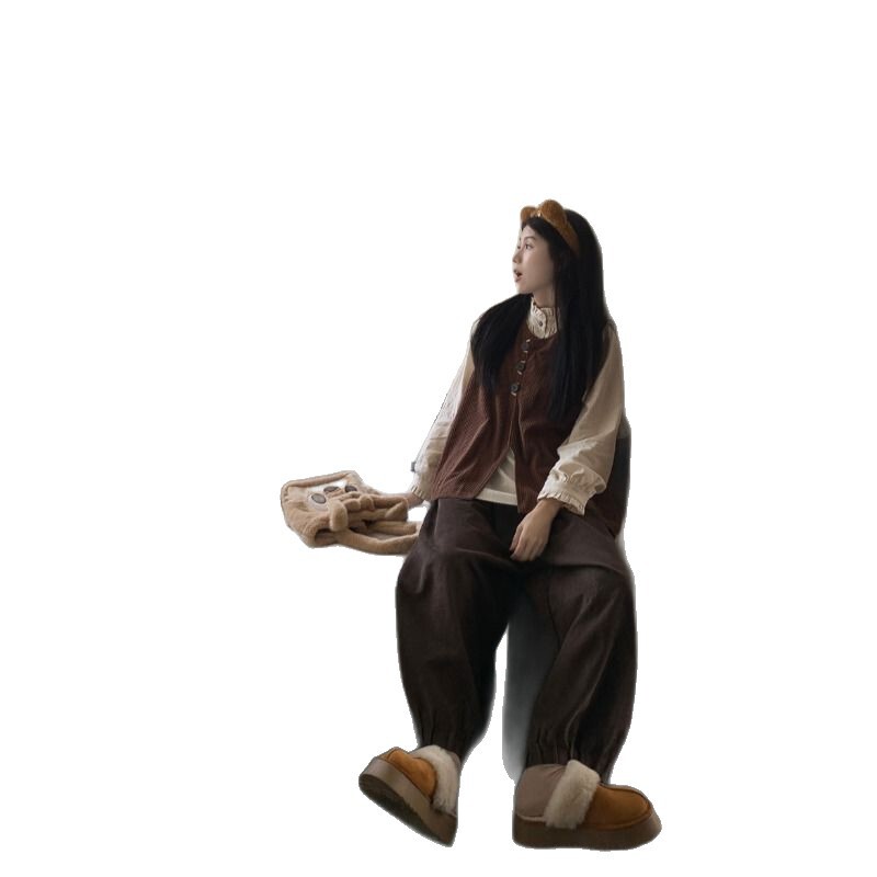棉麻女装森系田园风套装一整套文艺慵懒风日系风格穿搭秋季小个子|undefined
