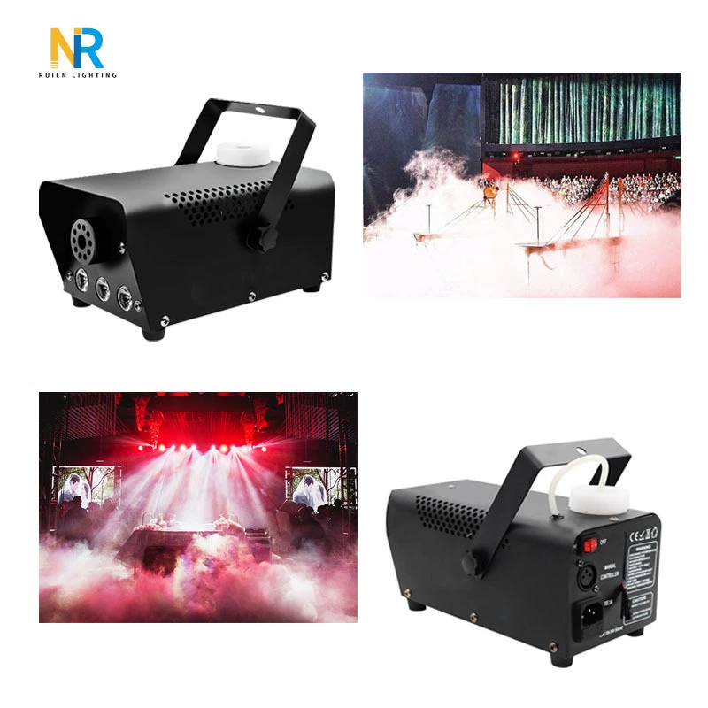 400w stage smoke machine small portable KTV wedding bar smoke sprayer dry ice secret room escape light