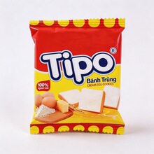 预售越南TIPO面包干牛奶饼干约10g 散称喜饼网红休闲零食小包装礼
