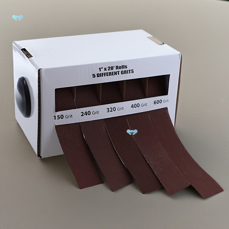 5pcs Emery Cloth Sandpaper Roll Set 150 240 320 400 600跨境