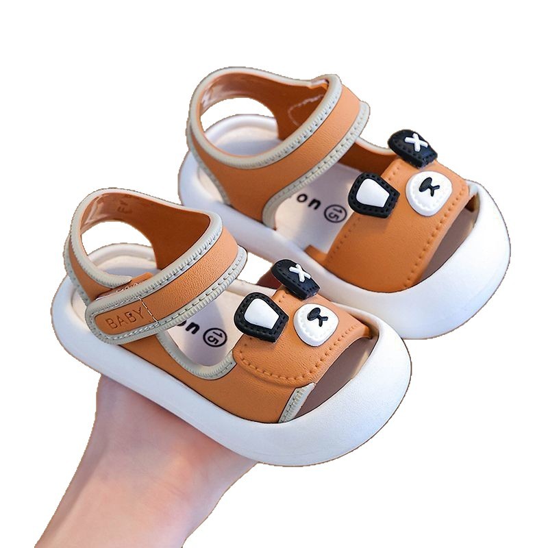 Summer Children's Ultra Lightweight Half Toe Closed Toe Shoes Non Slip Soft Soled Infant Toddler Sandals For Boys And Girls_voghion.com