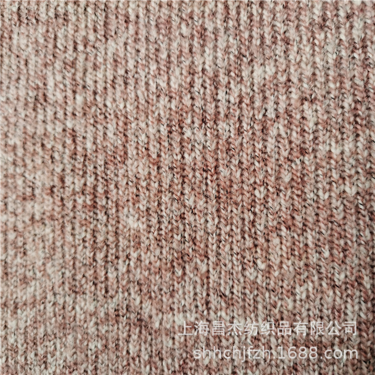 TC针织粗针面料 AR粗针面料 腈纶人棉涤混纺粗针布 TAR毛衣面料