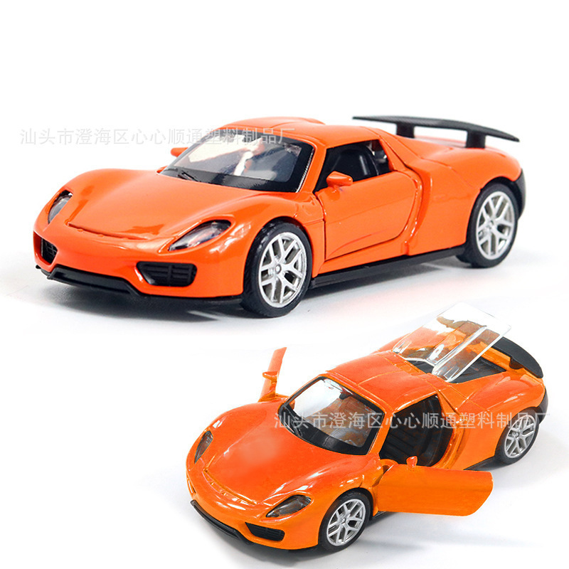 仿真合金玩具车模型超跑回力车合金车模儿童生日礼物蛋糕摆件批发|undefined