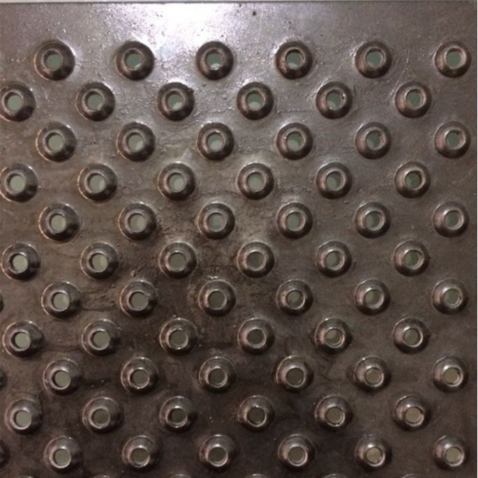 销售钢结构楼梯凹凸板 凸圆孔凹凸板 有模具直接冲