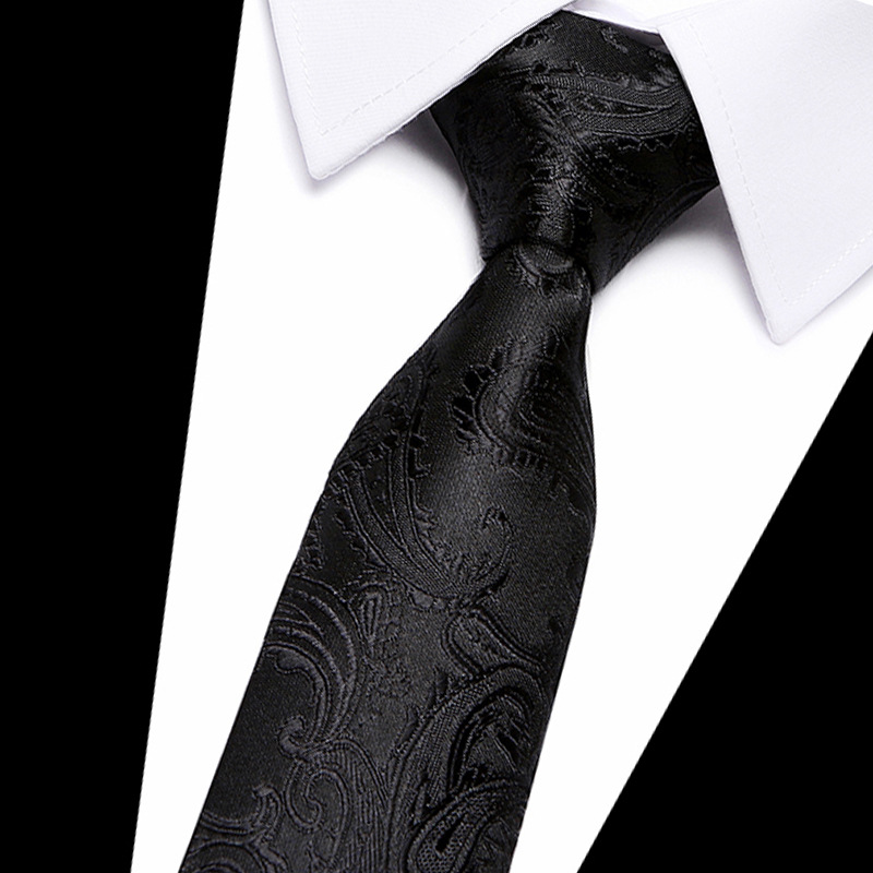 Polyester Silk 8cm Business Men's Formal Wedding Studio Tie_voghion.com