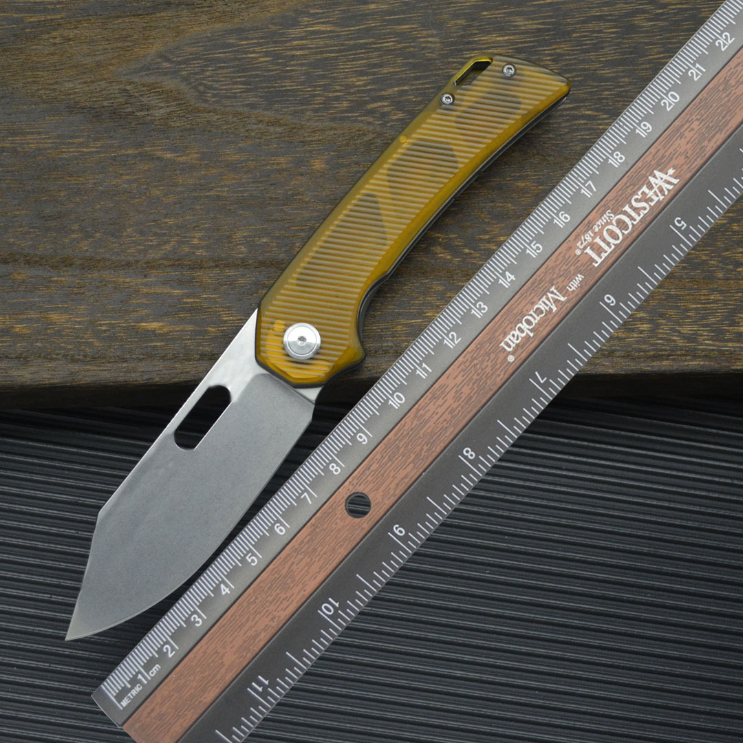 暴龙折叠刀14C28N钢高硬度折刀PEI柄户外露营刀具防身小刀水果刀