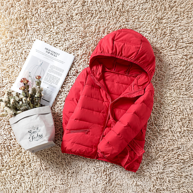 Chaqueta de tejido ligera y sin costuras para niños 90 chaqueta blanca para niños y niñas chaqueta encapuchada