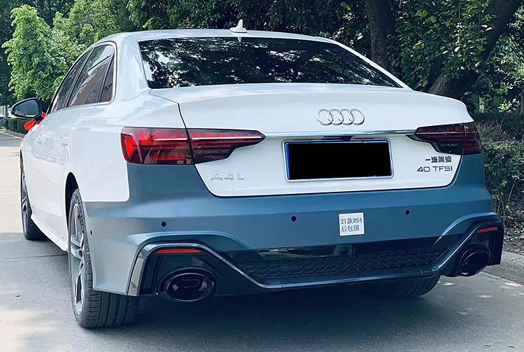 Suitable for New and Old Audi Models. Modified Front Bumper, Large Surround, Rear Bumper, Grille, and Rear Lip