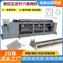 数控正反拧六角网机 不锈钢丝小六角网机 CNC金属网拧丝机