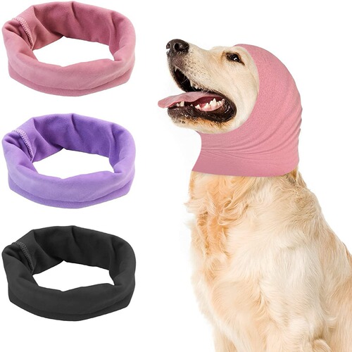 Cat and dog grooming earmuffs, anti-noise, ear muffs, neck scarf, warm, decompressive, anti-stress, soothing headgear, pet scarf