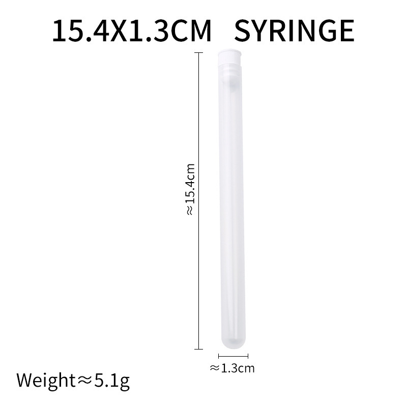Tubo de aguja, almacenamiento de plástico transparente, botella de aguja, herramienta de costura de bricolaje hecha a mano, tubo de almacenamiento de aguja de coser a mano para el hogar, tubo de aguja