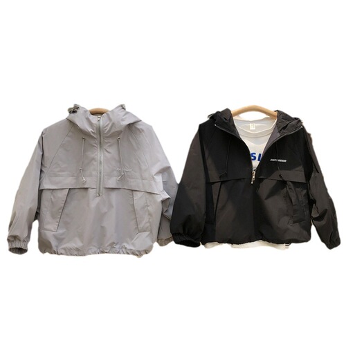  Autumn New Children's Outdoor Camping Raincoat for Boys and Girls Outdoor Windbreaker