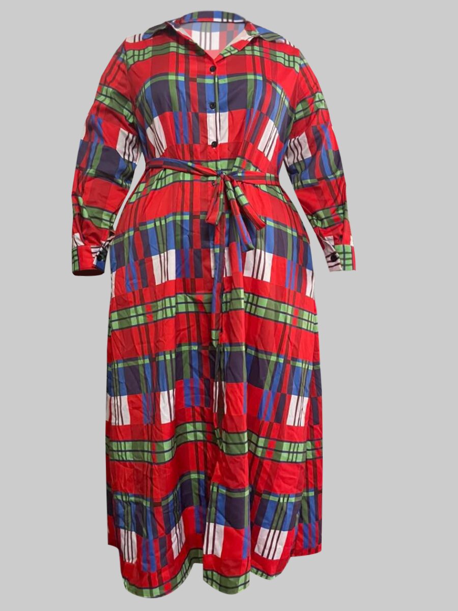 Plaid Coat Side View