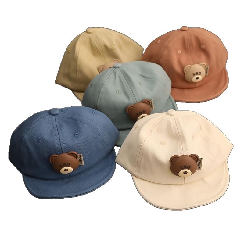 Sombrero para bebés primavera y otoño gorra de lengua de pato coreana 6 - 12 meses de edad bebé verano sombrero solar delgado 1 año 0