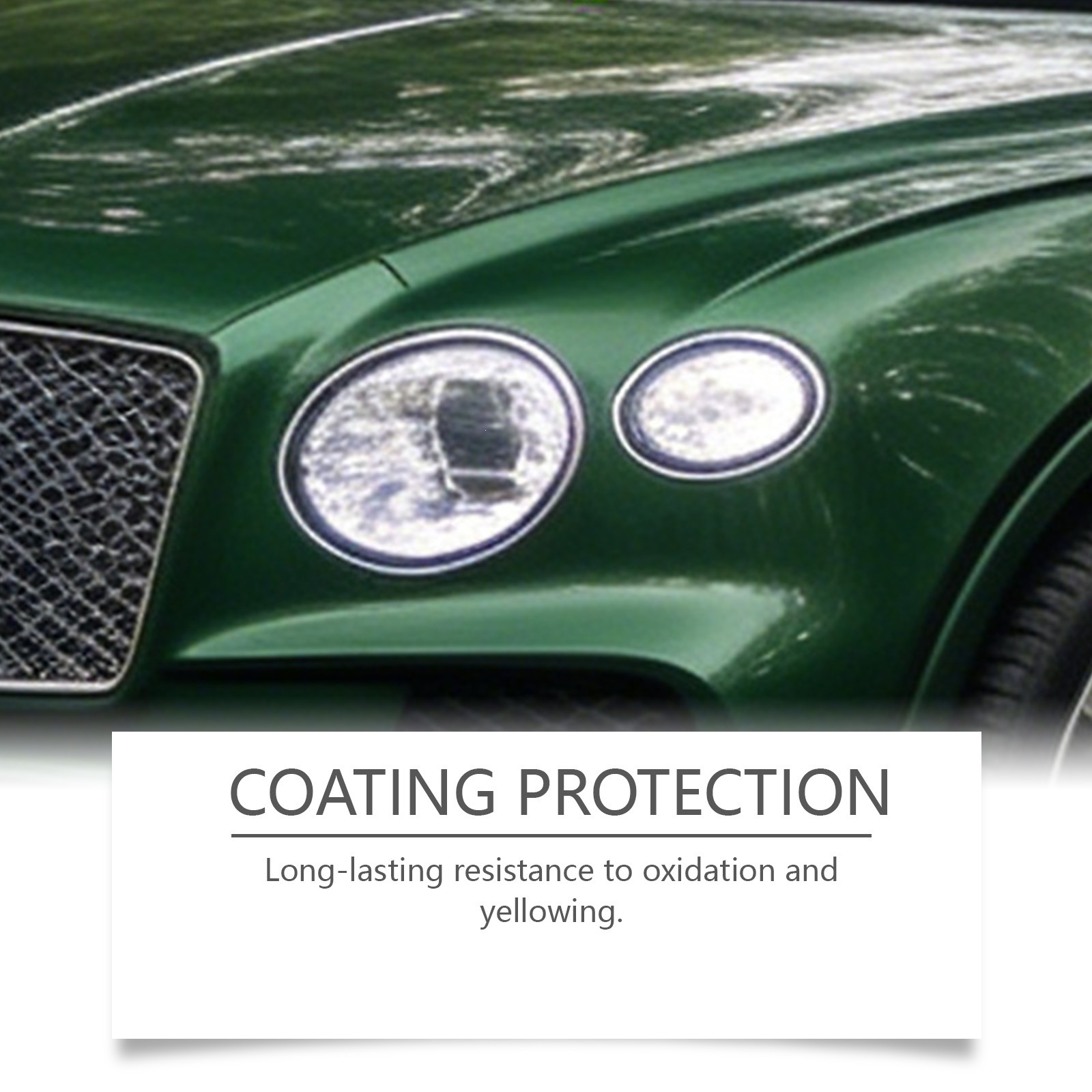Hikmarion Headlight Refurbishment Kit - Daily Refurbishment, Cleaning, Decontamination, and Brightening Care Agent for Car Headlights