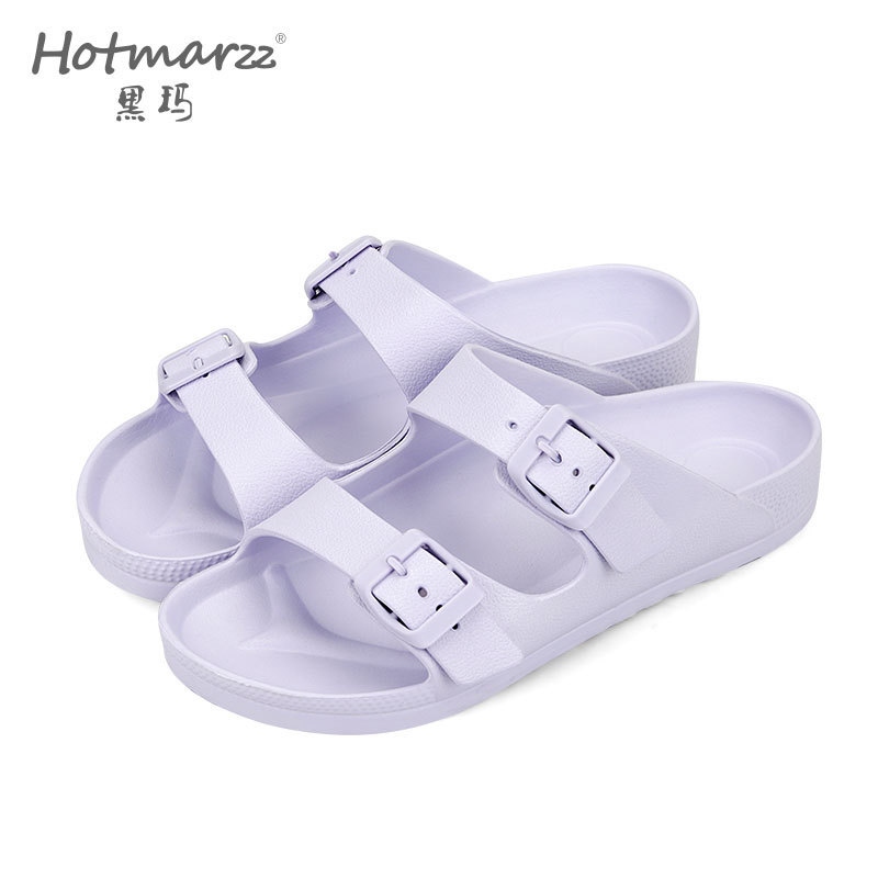 hotmarzz黑玛 拖鞋女夏季外穿足弓新款凉拖平底防滑软底沙滩凉鞋|undefined