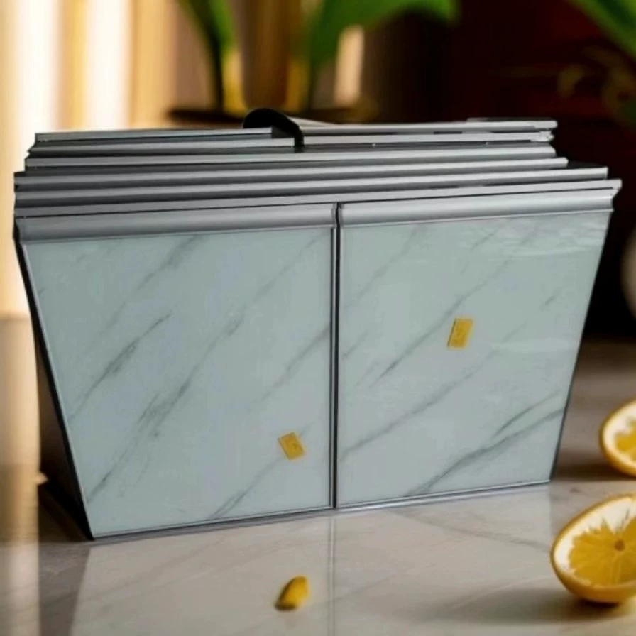 Двери кухонного шкафа, двери из хрустальной стали, двери из непротертого стекла, двери шкафа, шкафы с утолщенной пленкой, современные простые