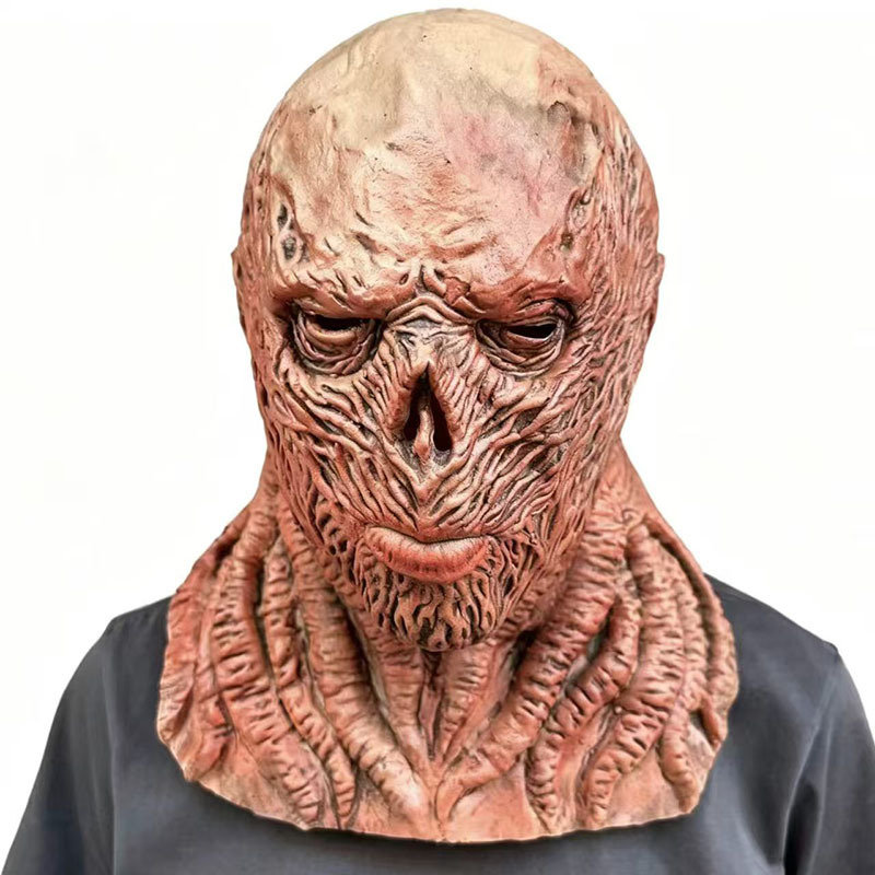 Cuentos extraños 4Vecna látex máscara luminosa cubierta de cabeza Halloween terror props fiesta image 5