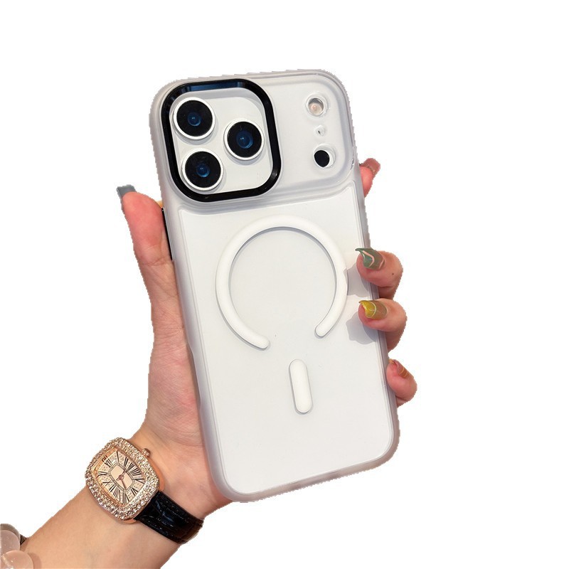 金盾磁吸适用iPhone17ProMax手机壳苹果17金属鹰眼透明防摔保护套|undefined