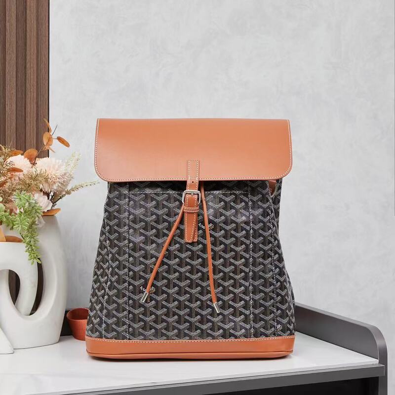 New Floral Matching Backpack Dog Tooth Mini Fashion Backpack Genuine Leather School Bag Unisex Small Tote Goyard New Floral Matching Backpack Dog Tooth Mini Fashion Backpack Genuine Leather School Bag Unisex Small Tote Goyard