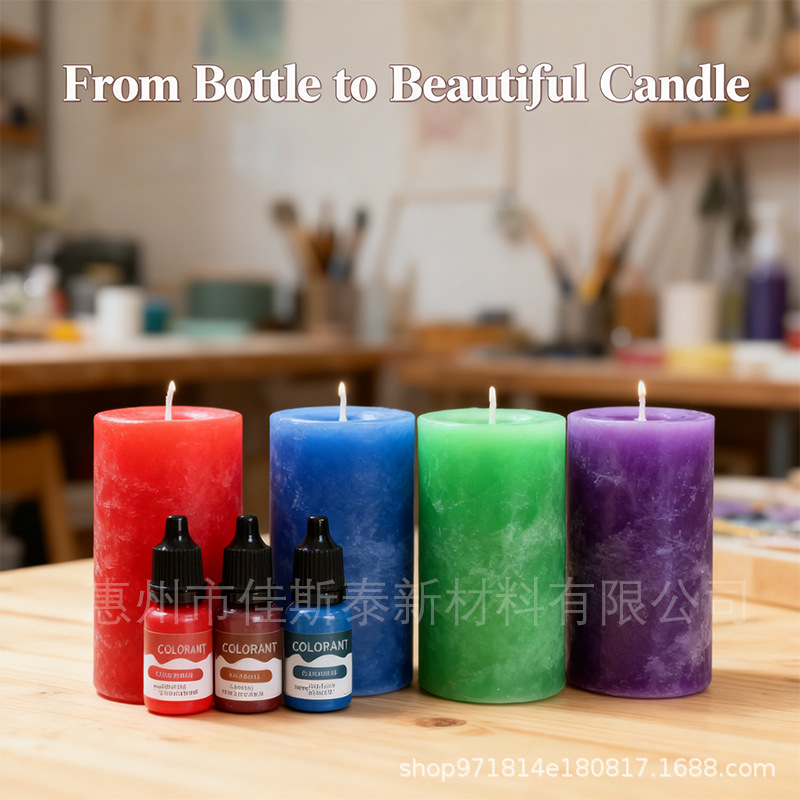 Factory direct sales of 20 color 5ml aromatherapy candle colorant, high concentration DIY handmade s