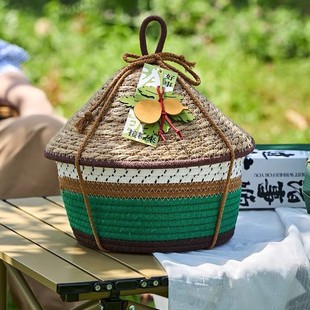 2025 New Dragon Boat Festival Zongzi Gift Packaging Gift Box Hug Bucket Empty Box High-end Hand Gift Portable Gift Box