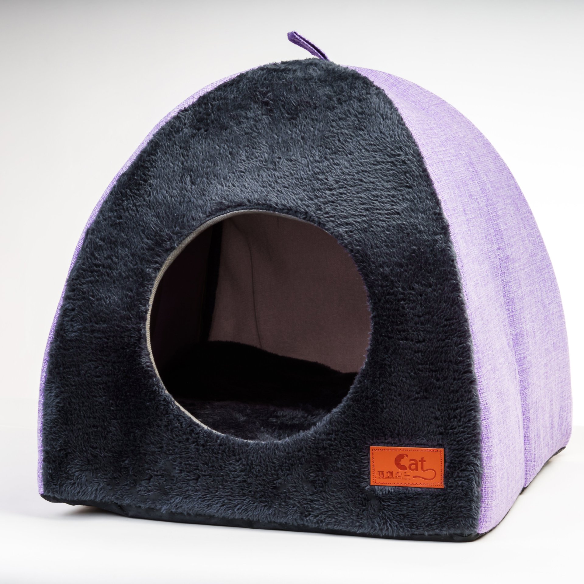 Cama de gatos caliente en invierno triángulo espesado estereoscópico cerrado cama de gatos perros casa de gatos artículos al por mayor