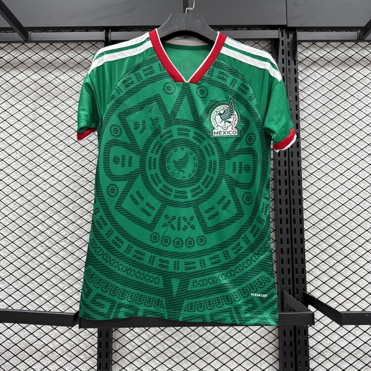 Football Fans' Outfit for Watching Games: Short-Sleeved Mexico Team Aztec Culture 3D Printed Breathable Slim-Fit Quick-Dry T-Shirt