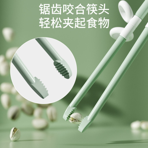  Dinosaur children learning chopsticks cartoon training chopsticks for boys and girls 3-year-old baby two- and three-stage training device for eating