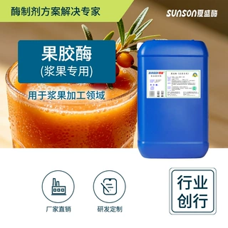 夏盛食品级果胶酶（浆果专用）2.1万u/ml 提高出汁加速澄清降粘