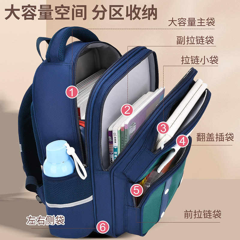 2024新型小学生一二三から五六年級男児女児児童男子保護脊大容量学生|undefined
