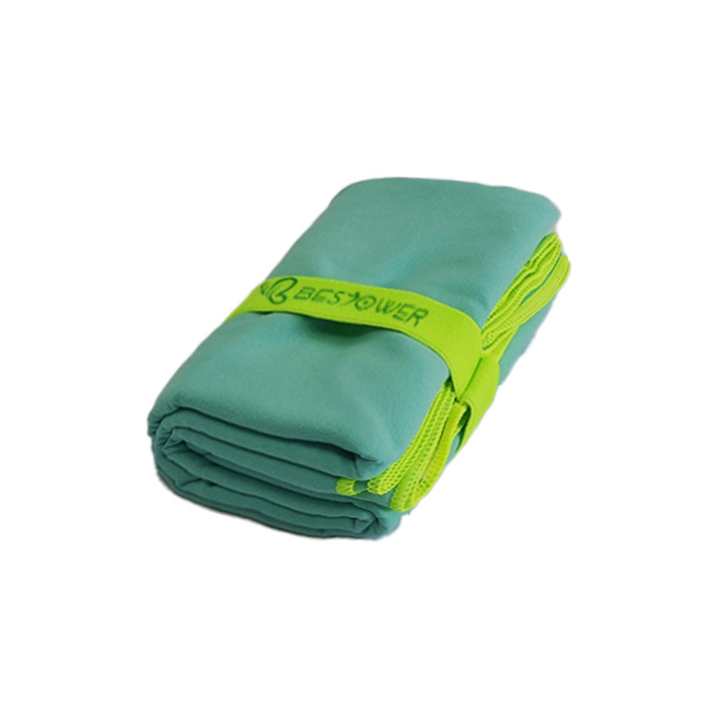 OEKO Cross-border Explosion Polyester Brocade Double-sided Fleece Microfiber Quick-drying Absorbent Bath Towel Portable Yoga Fitness Towel