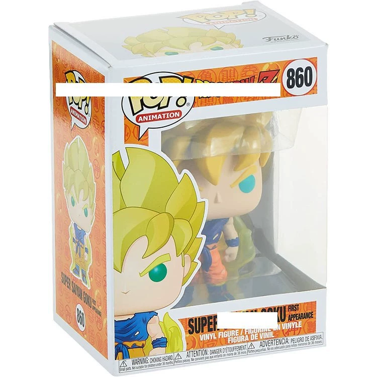 Коллекционная фигурка (POP) Dragon Ball Z Q‑Q версия, Саиян жёлтый, стилизованная чиби-модель 860