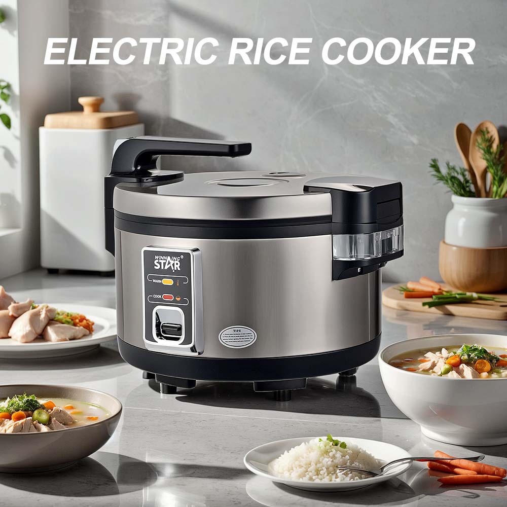 Winningstar crossover 8L forro antiadherente anti-secado para cocinar arroz estofado sopa de carne olla arrocera multifuncional de cocción rápida image 4