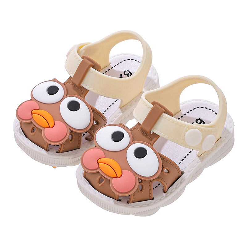 Sandalias infantiles de verano para bebés y bebés con suela suave para niños pequeños zapatos de fábrica de dibujos animados al por mayor