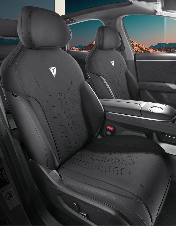 Changan Dark Blue L07 Special Saddle Pad Car Seat Cushion Four-Season Universal Seat Cover Breathable Suede Leather Cushion