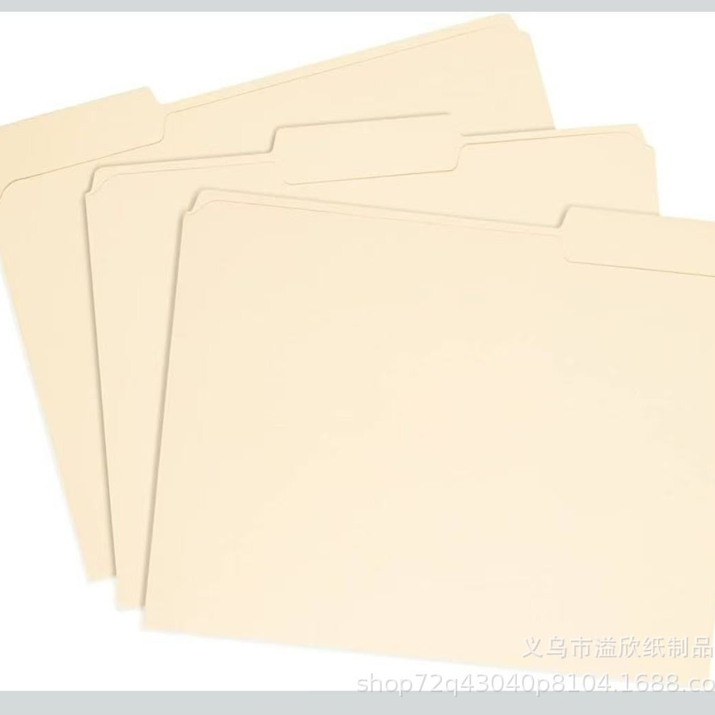 Transfronterizo Manila File Folde Manila Paper Folder, A4 Letras del FC