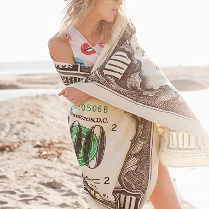 Dollar Euro Coin Beach Towel Bath Towel Microfiber Absorbent Beach Shawl Bathrobe Printed Towel Swimming Pool Dollar Euro Coin Beach Towel Bath Towel Microfiber Absorbent Beach Shawl Bathrobe Printed Towel Swimming Pool