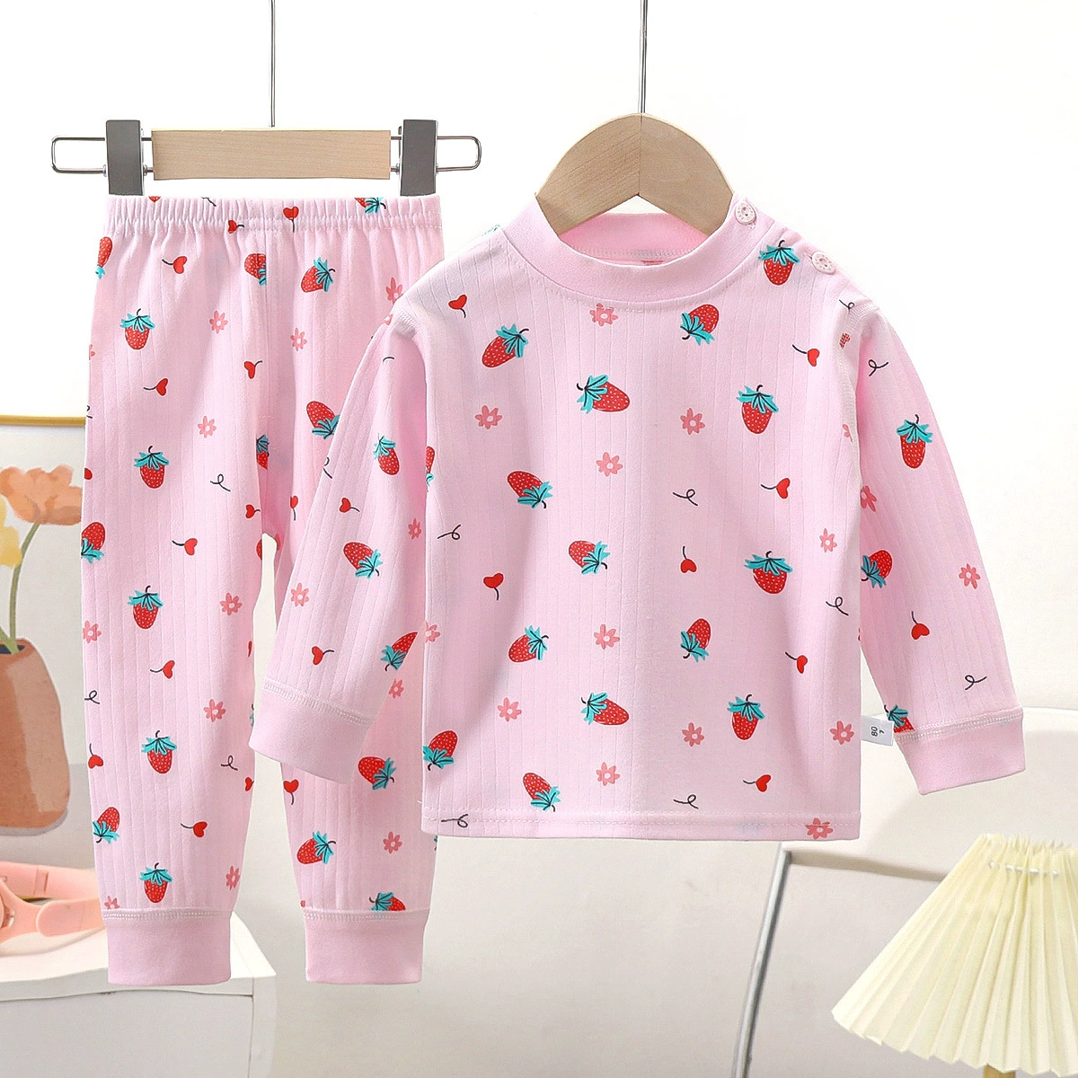Children'S thermal underwear, keep warm body-friendly cotton pijama for men and women, city style