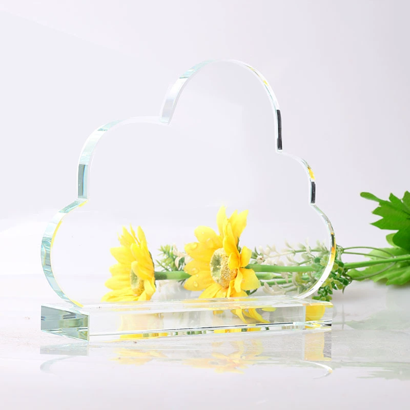 Новая стеклянная медаль облако украшения ремесла компании ежегодное собрание награда трофей медаль можно добавить логотип