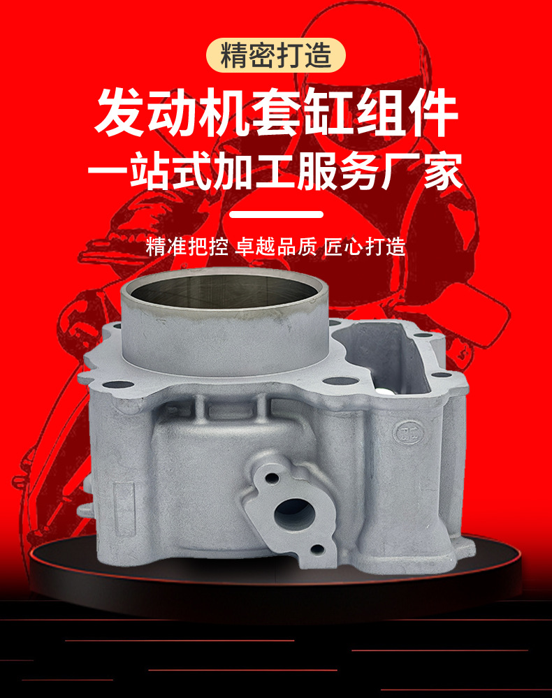 Xmax300 Motorcycle Ceramic Cylinder Set Suitable for Tricity300 Czd300-A Cylinder Piston Ring Set 80mm