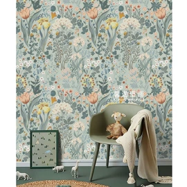 墙纸、壁纸;墙布;壁画