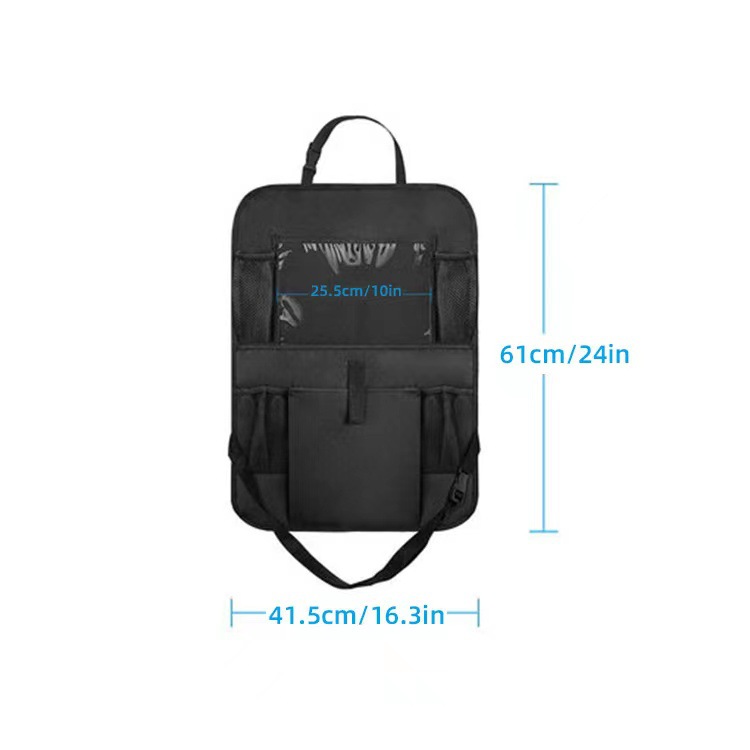 Venta caliente Cruz-frontera bolsa de almacenamiento de coche de la bolsa de almacenamiento de coche de tela de Oxford bolsa de almacenamiento de coche plana silla de coche