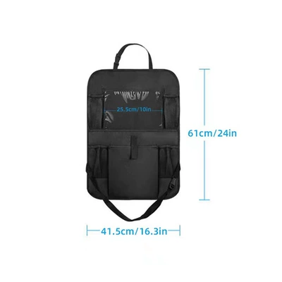 flat car chair back bag, Chair back anti-kick pad