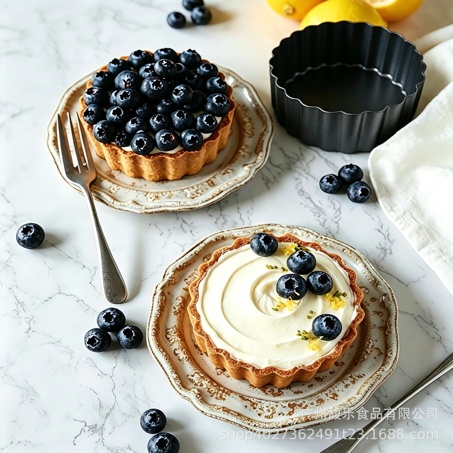cotta Deepened Egg Tart Pie Baking Pan Chrysanthemum Cup Fruit Pie Baking Mold Mini Carbon Steel Cake Mold FL Cross-Border